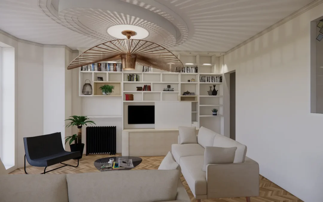 Modélisation 3D d’un appartement haussmannien à Paris