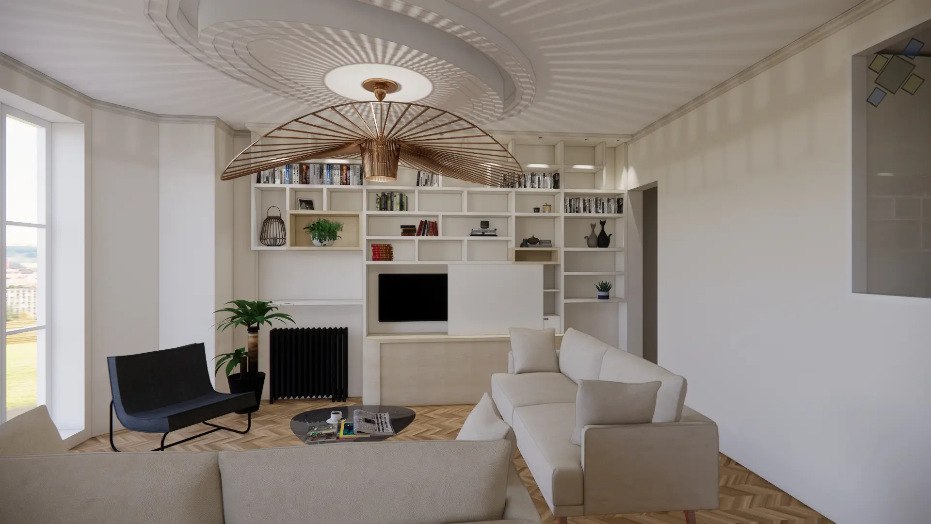 Modélisation 3D d’un appartement haussmannien à Paris